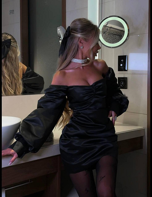 Женское праздничное платье из королевского атласа Черный, 42 Одесса - изображение 7