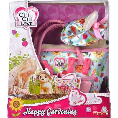 М'яка іграшка Chi Chi Love Собачка Щасливе садівництво з сумочкою та аксесуарами 20 см (5890023) Вінниця