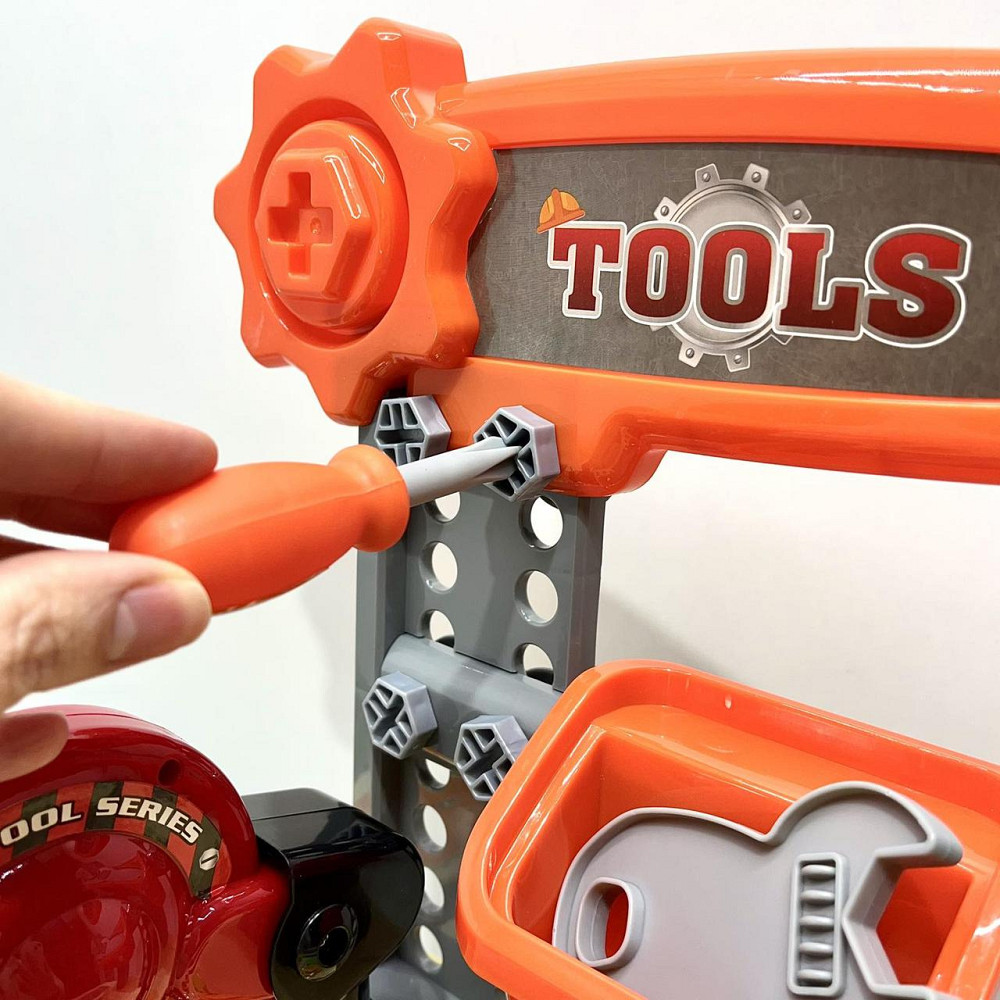 Дитячий набір інструментів для хлопчика стіл з інструментами 36 предметів (3621) Чернігів - фото 6