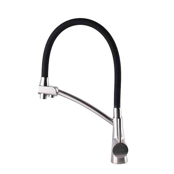 Смеситель для кухни под осмос Globus Lux LAZER GLLR-0700-8-STSTEEL (000021999) Киев