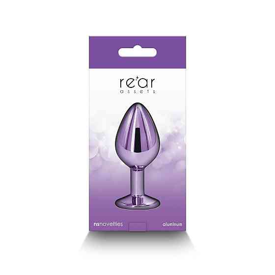 Анальна пробка NS Novelties Rear Assets — Medium — Purple Sex Aura Київ