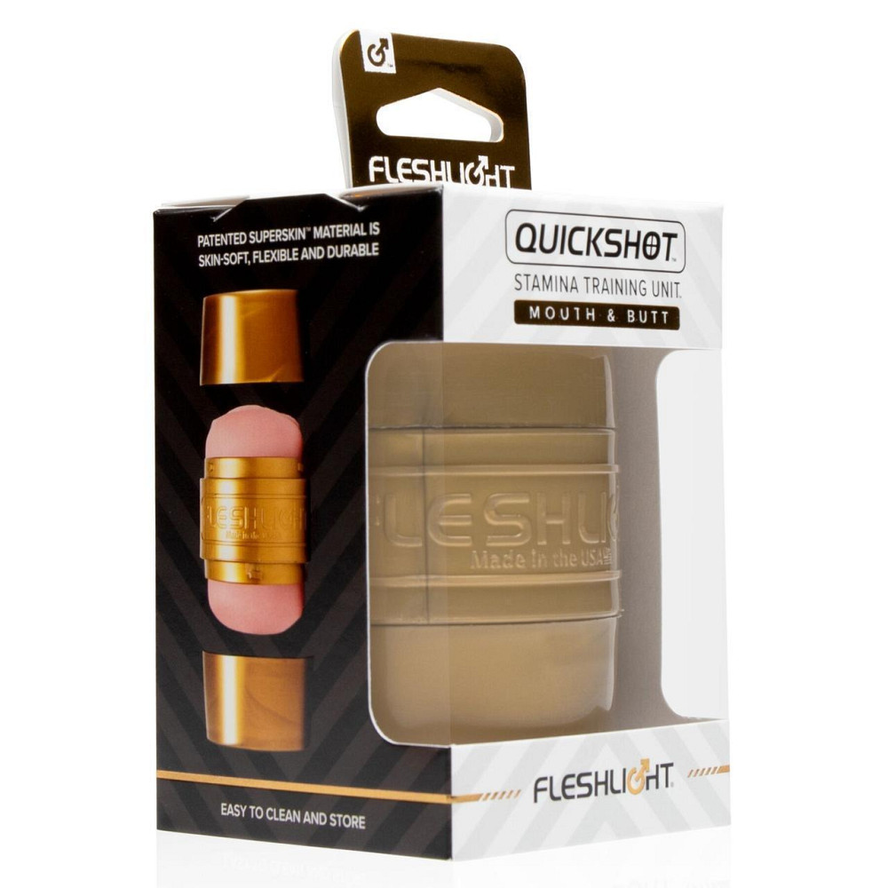 Мастурбатор Fleshlight Quickshot STU, компактний, чудово для пар і мінету Sex Aura Київ - фото 8