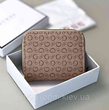 Женский маленький кошелек Guess (7595-1) beige Киев