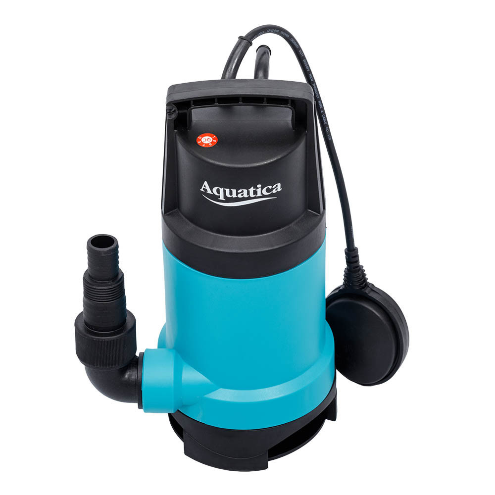 Насос дренажний садовий 0.55 кВт Hmax 8м Qmax 180 л/хв (частот. до 30 мм) AQUATICA (773174) Київ - фото 4