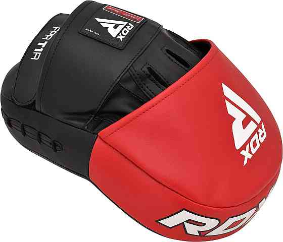 Лапи боксерські RDX T1 Curved Red/Black Кам'янське