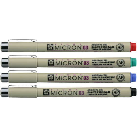 Линер PIGMA MICRON (0.3), 0,35мм, Черный, Sakura Киев