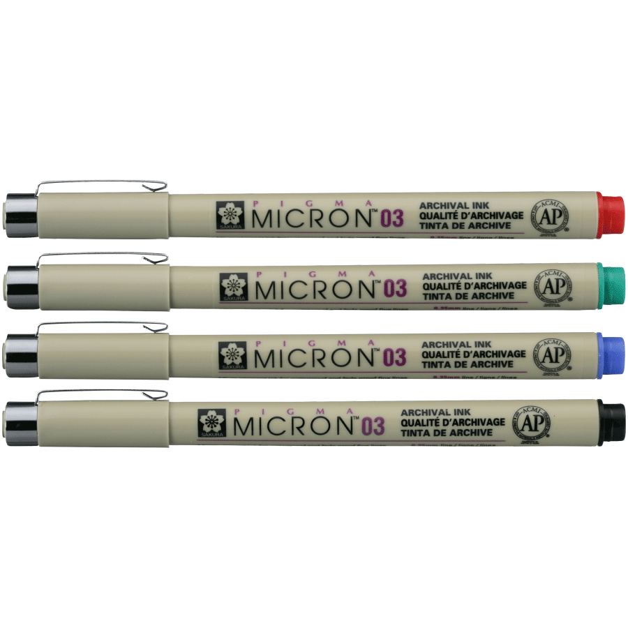 Линер PIGMA MICRON (0.3), 0,35мм, Черный, Sakura Киев - изображение 1