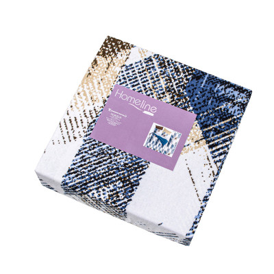 Постельное белье Home Line Фланель Синяя графика семейный (182765) Винница - изображение 3