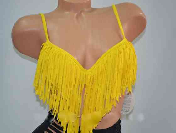 Купальник з високою талією жіночий жовто-чорний Київ