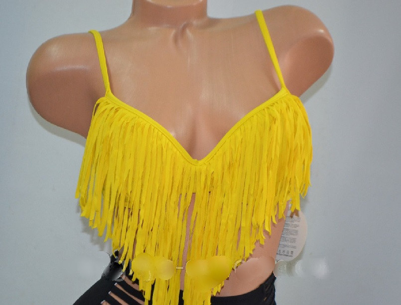 Купальник с высокой талией женский желто-черный Киев - изображение 5