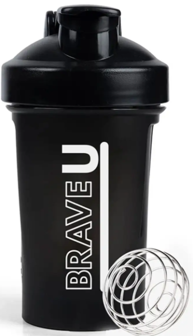 Шейкер Brave U Shaker 400ml черный Киев - изображение 1