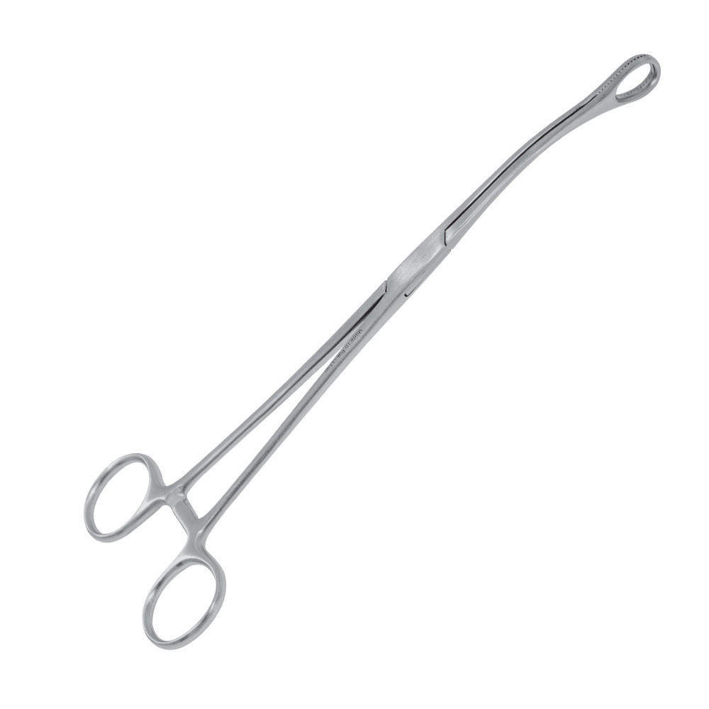 Зажим окончастый Foerster с зубчатыми концами, 25 см, изогнутый, J-20-768 Днепр - изображение 1