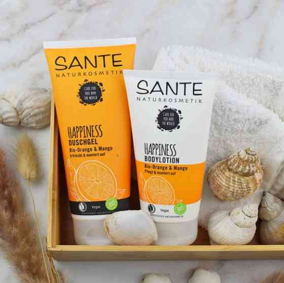 БІО-Лосьйон для тіла HAPPINESS Апельсин та Манго SANTE 150 мл Київ