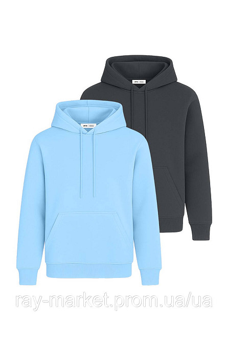 Набор женский худи утепленное 2шт RAY BASIC Голубой /Темно-серый (U0401W-Sky Blue-Dark Grey) S Киев - изображение 1