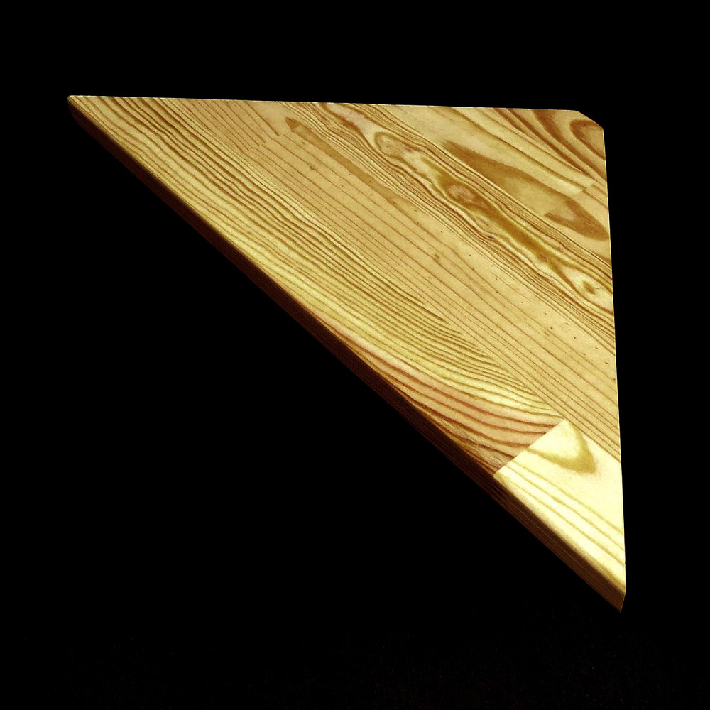 Угловая настенная полка 