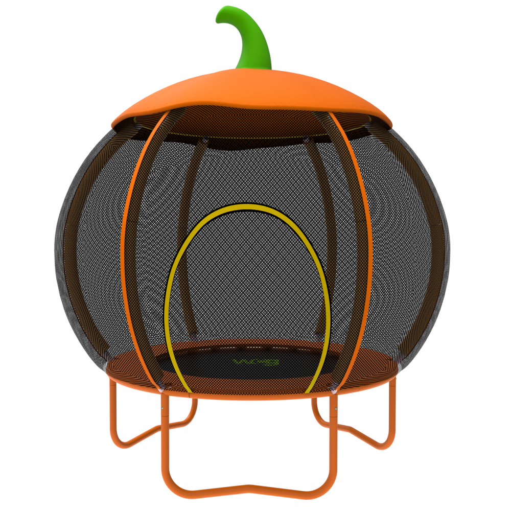 Батут дитячий із захисною сіткою WCG Pumpkin (W-1008T) для дітей Київ - фото 1