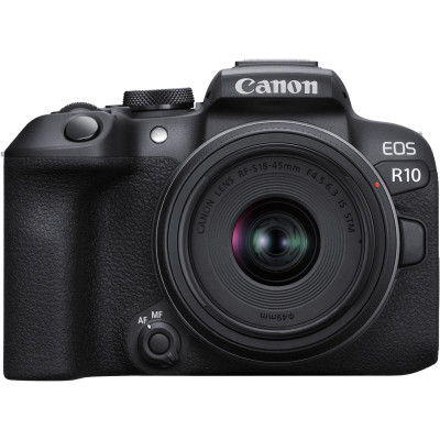 Цифровий фотоапарат Canon EOS R10 + RF-S 18-45 IS STM (5331C047) Вінниця - фото 1