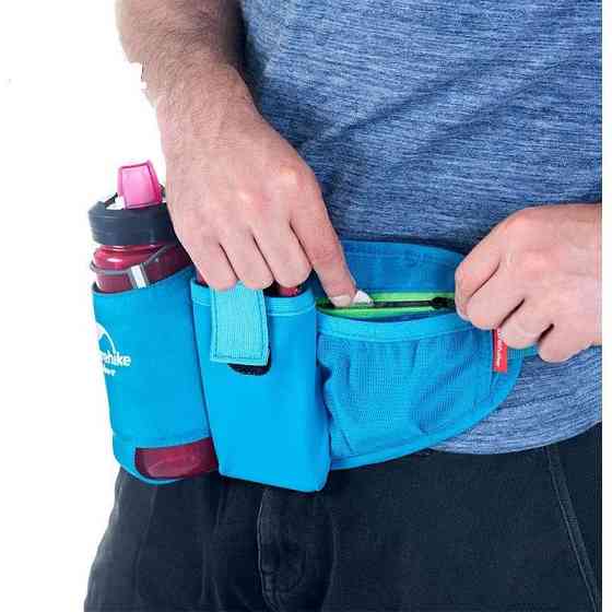Сумка на пояс Naturehike Phone & bottle Updated 5 л, NH17E001-B, блакитна Київ