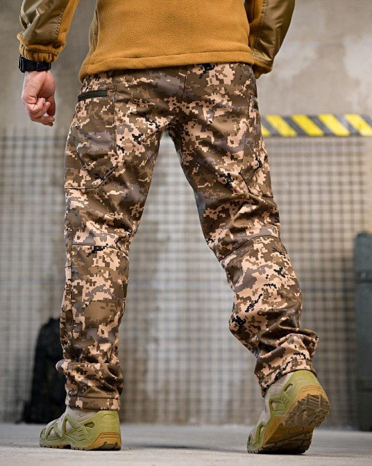 Тактические штаны софтшел DRAFT  высокая талия  draft  высокая пояс ВТ7614 Одесса - изображение 5