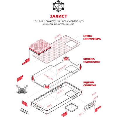 Чохол до мобільного телефона Armorstandart ICON2 Case Apple iPhone 12/12 Pro Red (ARM60585) Вінниця - фото 8