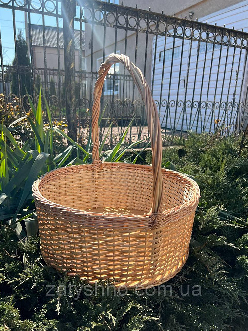 Кошик плетений для квітів великий Київ - фото 10