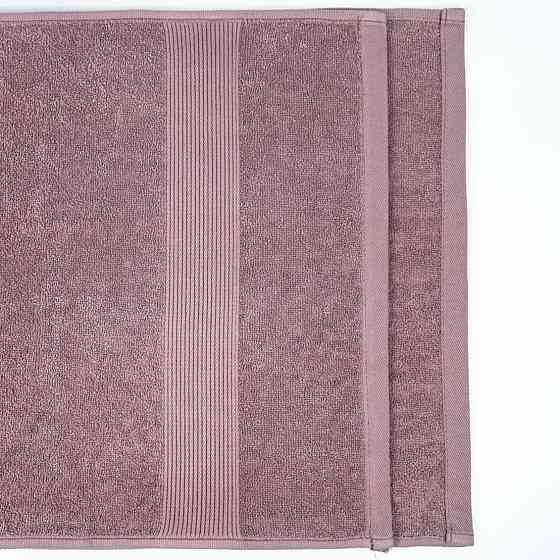Полотенце для рук и лица махровое с Бордюром GM Textile 40х70см 400г/м2 (Шоколад) Сумы