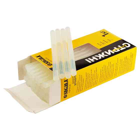 Sigma Стержни клеевые Ø11.2×200мм 1кг (прозрачные) SIGMA (2711011) Киев