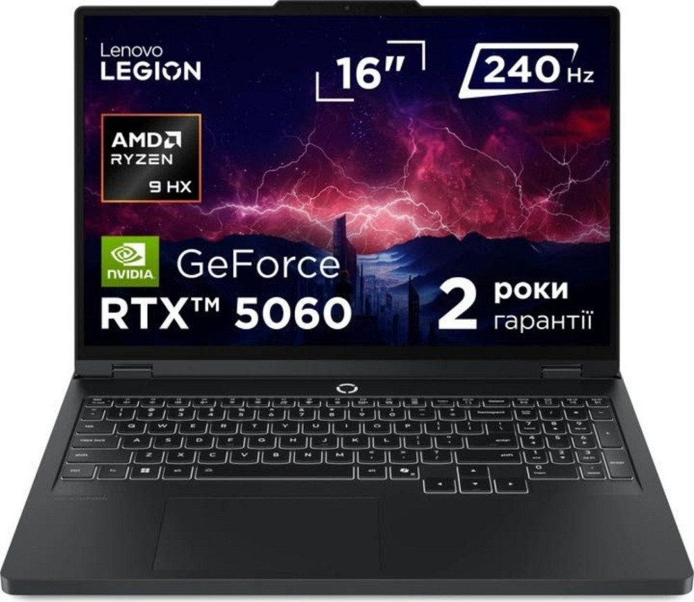 НОВЫЙ Ноутбук Legion Pro 5 16 Ryzen 9 8940 32GB 1TB RTX 5060 8GB. Харьков - изображение 1