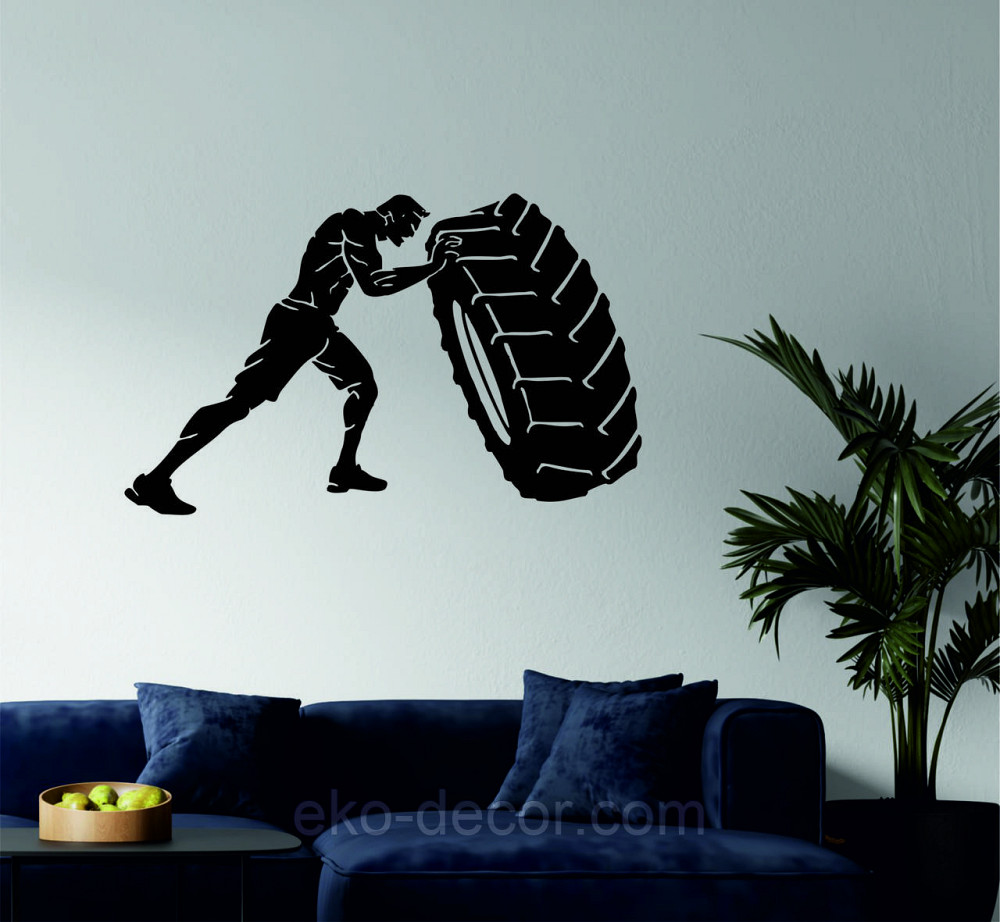 Декоративне настінне Панно «Кросфіт», Декор на стіну Київ - фото 9