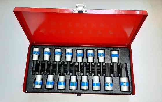 Набір біт 16пр T20-T80 з головками 1/2" (KingRoy 016MSA) Винница