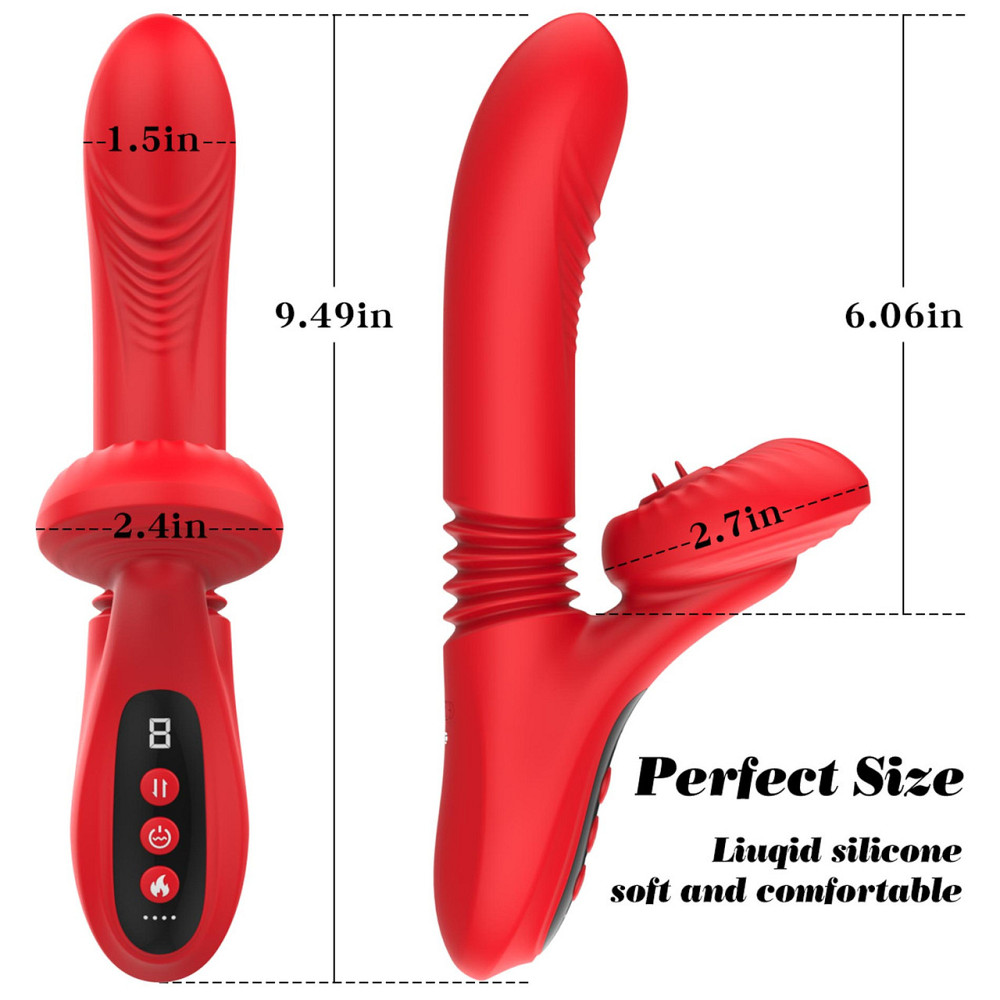 Вибратор для двойной стимуляции Silicone Vibrator 7 Powerful Modes Sex Aura Киев - изображение 10