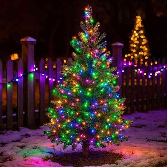 Гірлянда Нитка 30 м, 300 LED, мультиколор Київ