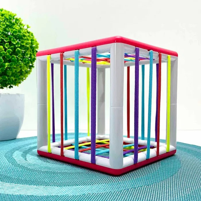 Сортер дитячий гумки на гранях 6 фігур-брязкальце (PLC488-PLC388) Чернигов - изображение 4