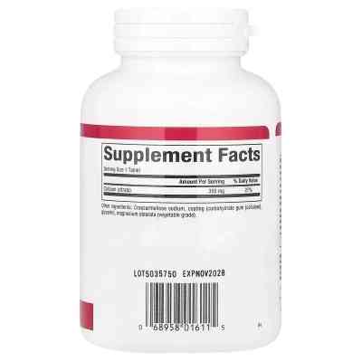 Минералы Natural Factors Кальций цитрат, 350 мг, Calcium Citrate, 90 таблеток (NFS-01611) Винница