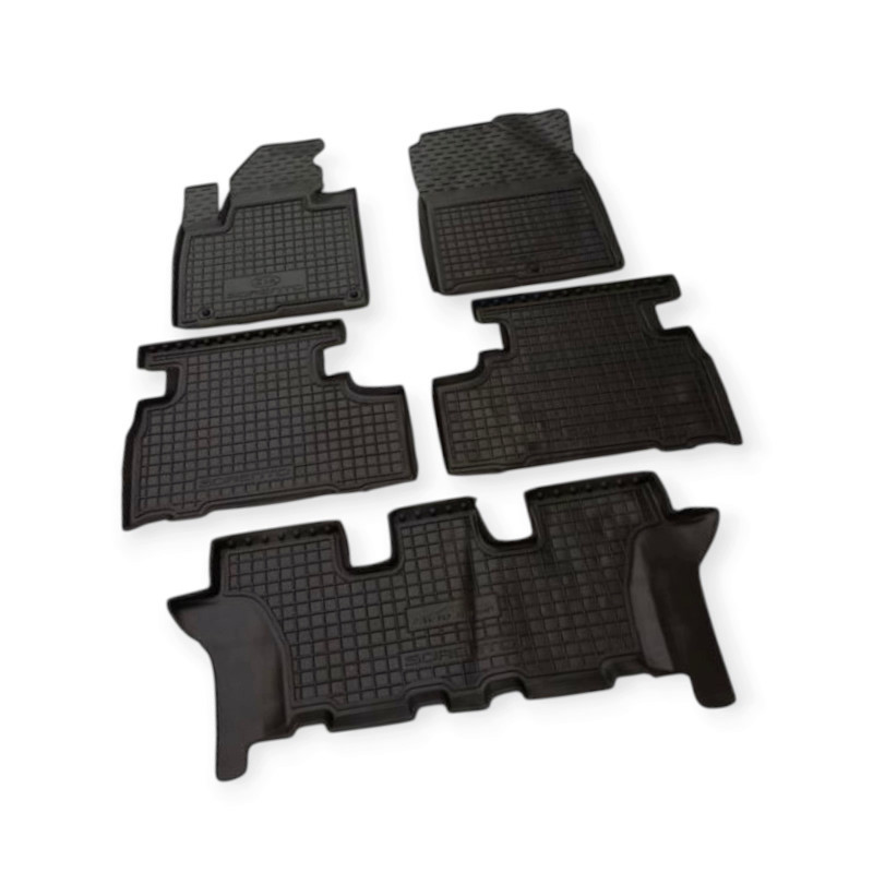 Килимки kia sorento 2015-2020 (7 місць) борт 2,5см, з перемичкою салону Мукачево - фото 1