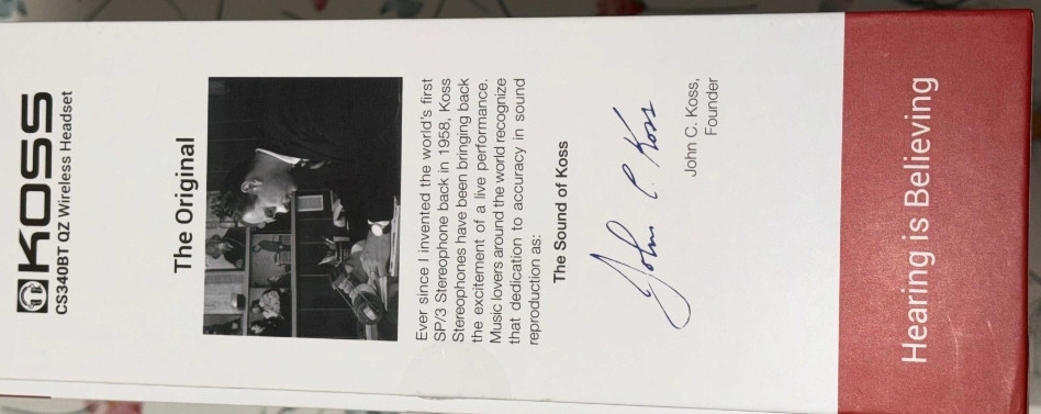 Наушники Koss CS340BT QZ Wireless Bluetooth 5.0 Харків - фото 5