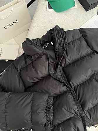 Жіноча стильна повсякденна куртка на біопуху плащівку лаке Чорний, 42/44 Одеса