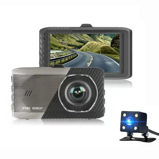 Автомобильный видеорегистратор DVR-T666Y (2 камеры) HD 1080P Винница