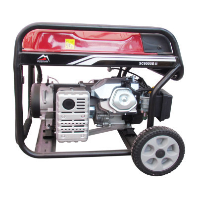 Генератор Vulkan SC6000E-II 1ф 5,0kW, ел.старт, бак-25л, колеса (SC6000E-II) Вінниця - фото 3