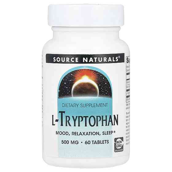 L-триптофан Source Naturals L-Tryptophan 500mg 60 Tablets Луцьк
