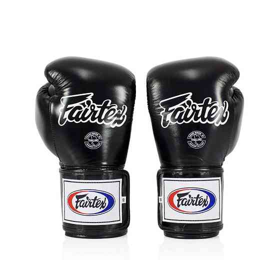 Боксерські рукавиці Fairtex BGV5 Black 10 унцій (бинти в комплекті) Каменское