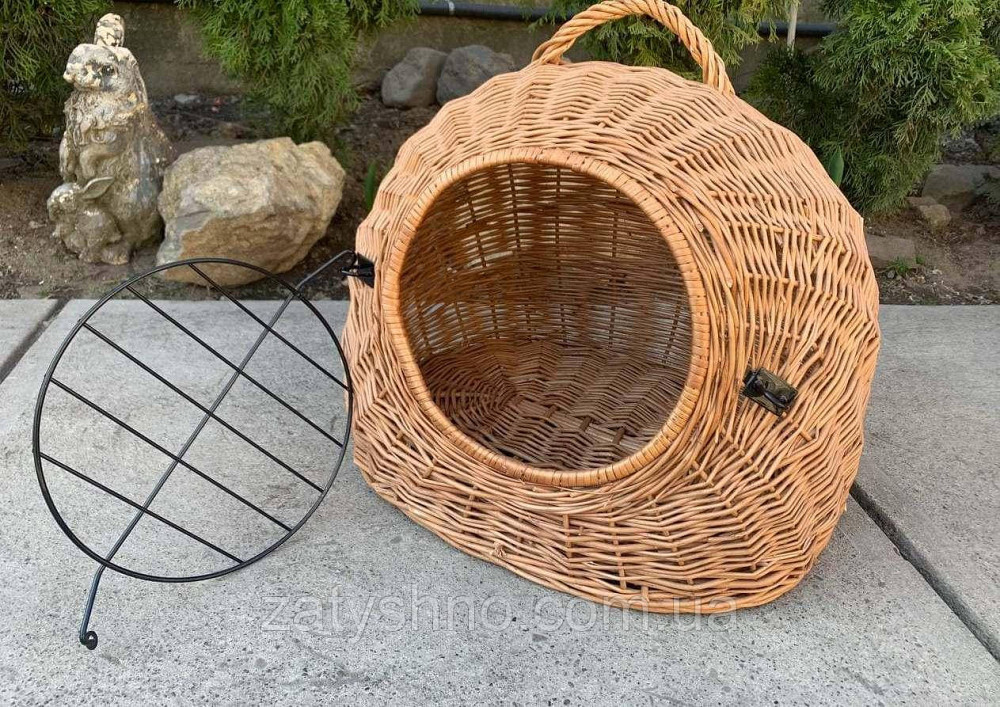 Кошик для кота переноска натуральна Київ - фото 2