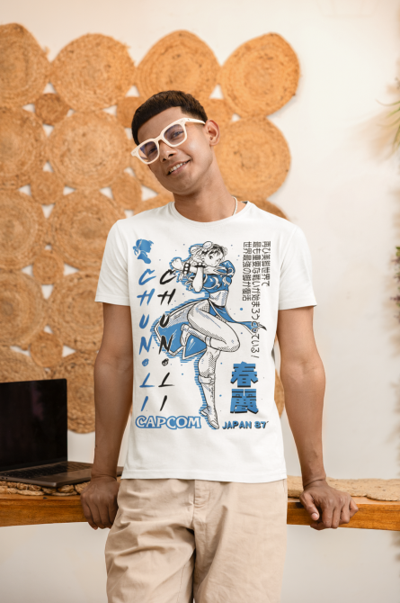 Футболка аниме Кхун Ли Стреет Фигхтер оверсайз (S/M/L) Черний AnimeJ0571 Днепр - изображение 4