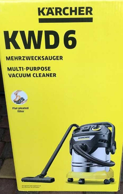 Karcher Пилосос Karcher KWD3/wd3P/wd4/wd5/wd6p. пылесос с розеткой кершер. Харків - фото 2