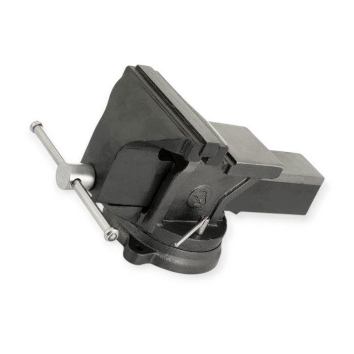 Тиски поворотные 200 мм 360 градусов, чугун, сьемные губки закаленая сталь, усиленные Мукачево - изображение 10