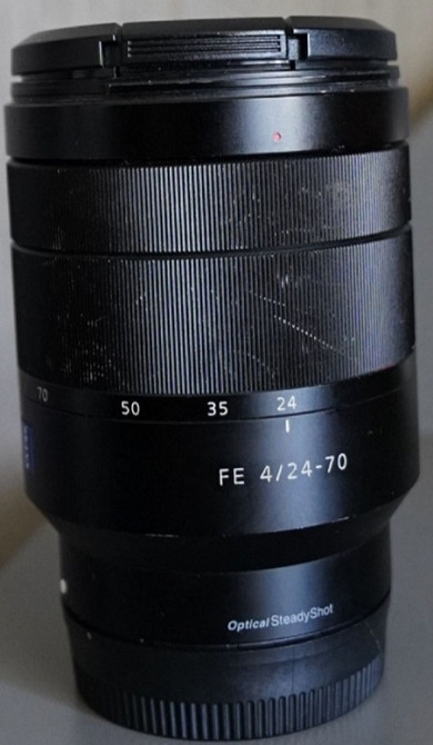 Об'єктив Sony FE 24-70 mm f/4 ZA OSS Vario-Tessar T Carl Zeiss Київ - фото 3