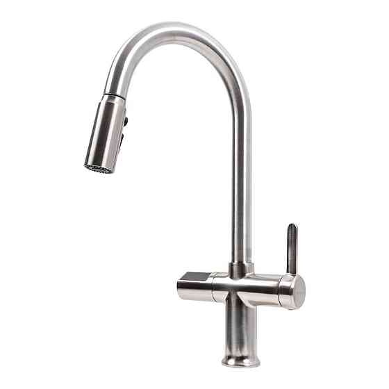 Кухонний змішувач з індикатором температури VALESO SX231B висувний Коломыя