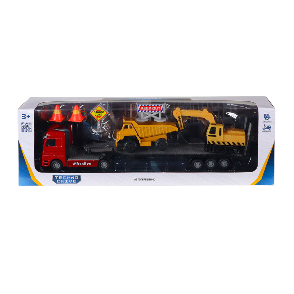 Ігровий набір - Автоперевізник (автоперевізник, самоскид, екскаватор, акс.) Днепр - изображение 18