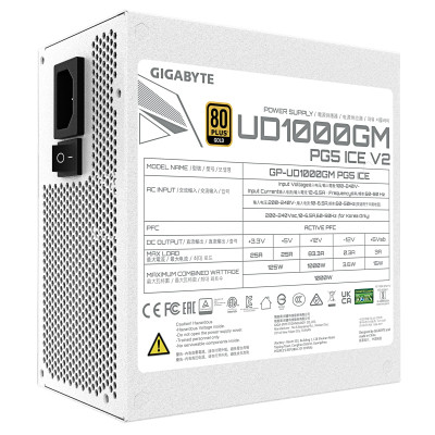Блок живлення GIGABYTE 1000W (GP-UD1000GM PG5 ICE) Вінниця - фото 5