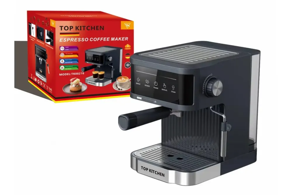 Кофеварка Эспрессо с стимером 1500Вт 15 бар Top Kitchen Tk00216 Коломыя - изображение 1